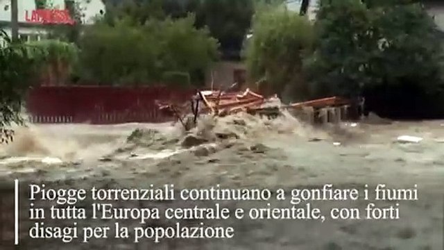 Est Europa, le immagini delle alluvioni in Repubblica Ceca e Romania