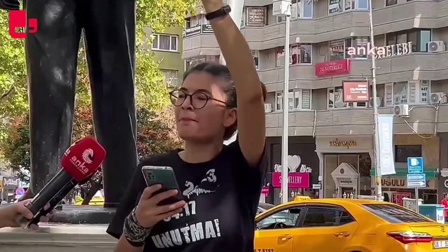 Depremzede Döne Kaya'nın adalet nöbeti 18. haftasında