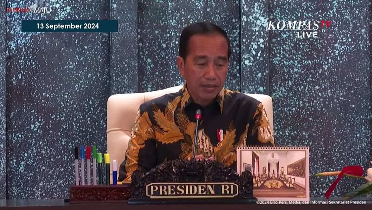 Jokowi Minta Maaf saat Rapat Sidang Kabinet Terakhir di IKN