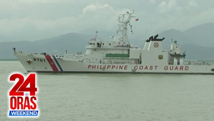 BRP Teresa Magbanua, umalis sa Escoda Shoal matapos magbantay roon nang 5 buwan; giit ng PCG, nag-reposition ang barko at hindi umatras [EXTENDED VERSION] | 24 Oras Weekend