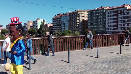 Encuentro de gigantes en Miranda de Ebro