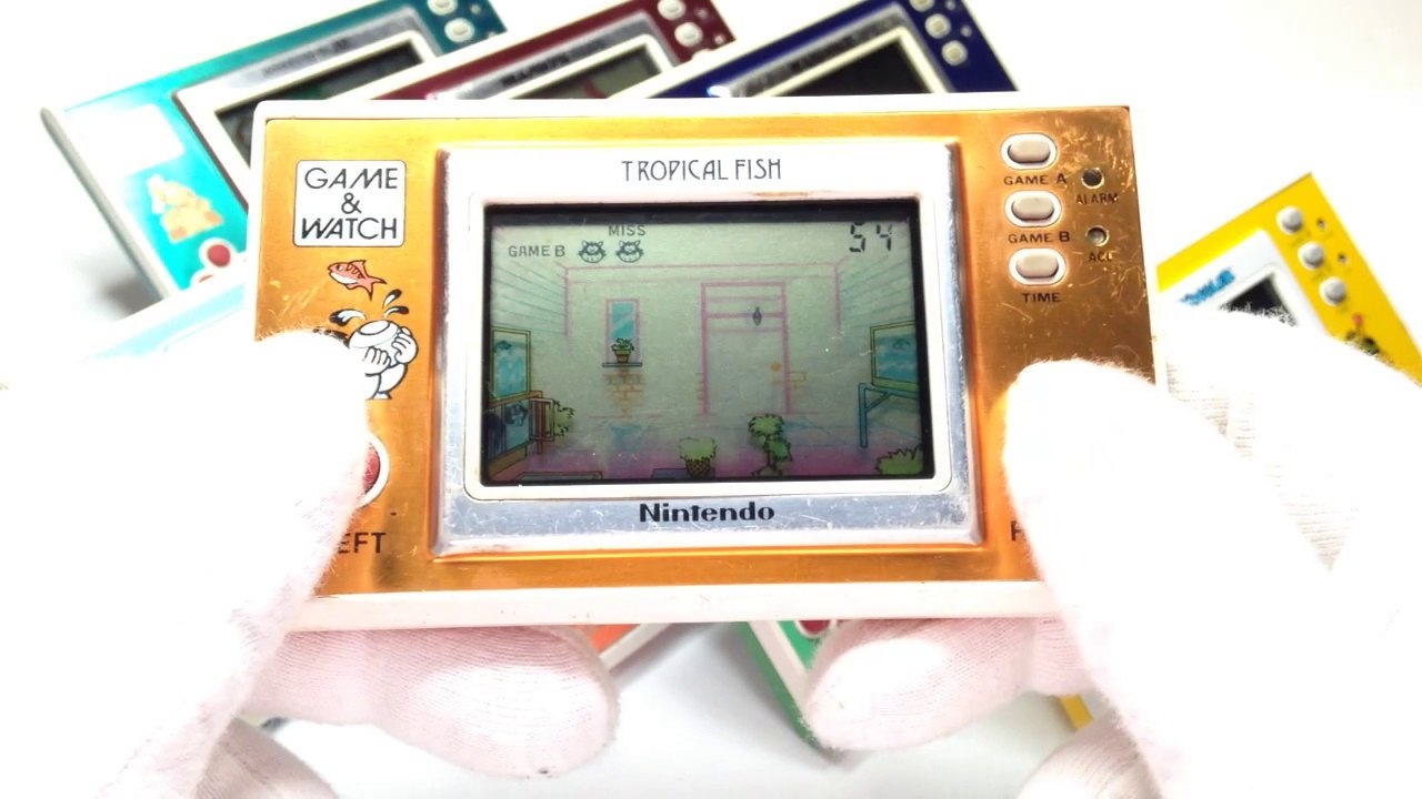 TROPICAL FISH - New Wide Screen - Game & Watch - Nintendo