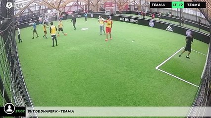 But de Dhafer K - Team A