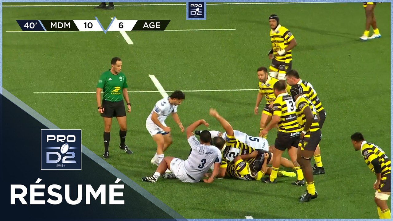 PRO D2 Saison 2024-2025 J03 - Résumé Stade Montois Rugby - SU Agen
