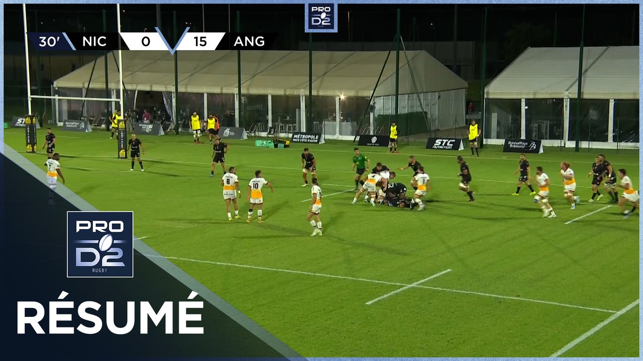 PRO D2 Saison 2024-2025 J03 - Résumé Stade Niçois Rugby - Soyaux Angouleme XV