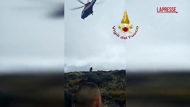 Catania, due escursionisti dispersi sull'Etna: il salvataggio dei vigili del fuoco