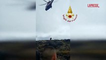 Catania, due escursionisti dispersi sull'Etna: il salvataggio dei vigili del fuoco