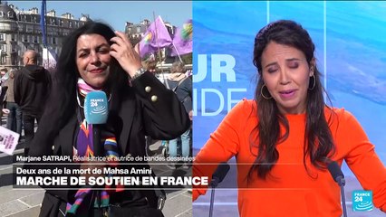 Deux ans après la mort de Mahsa Amini en Iran, marche de soutien en France