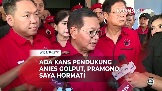 Jawaban Santai Pramono Anung Soal Ada Kans Pendukung Anies Baswedan Akan Golput