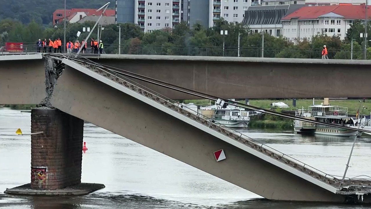 Carolabrücke: Eine der wichtigsten Elbquerungen in Dresden