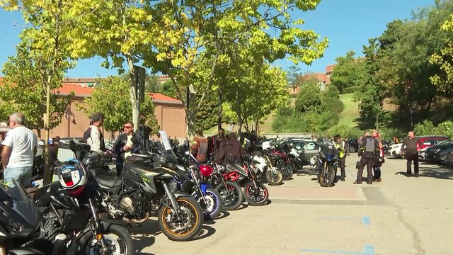 Motociclistas se manifiestan para pedir seguridad vial y el cese del director de la DGT
