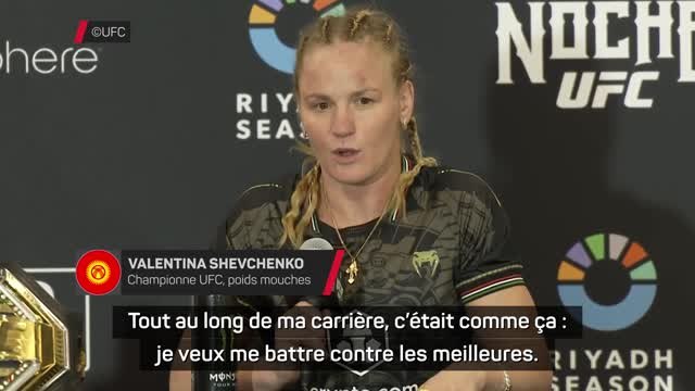 UFC 306 - Shevchenko sur un combat contre Fiorot : Je veux me battre contre les meilleures