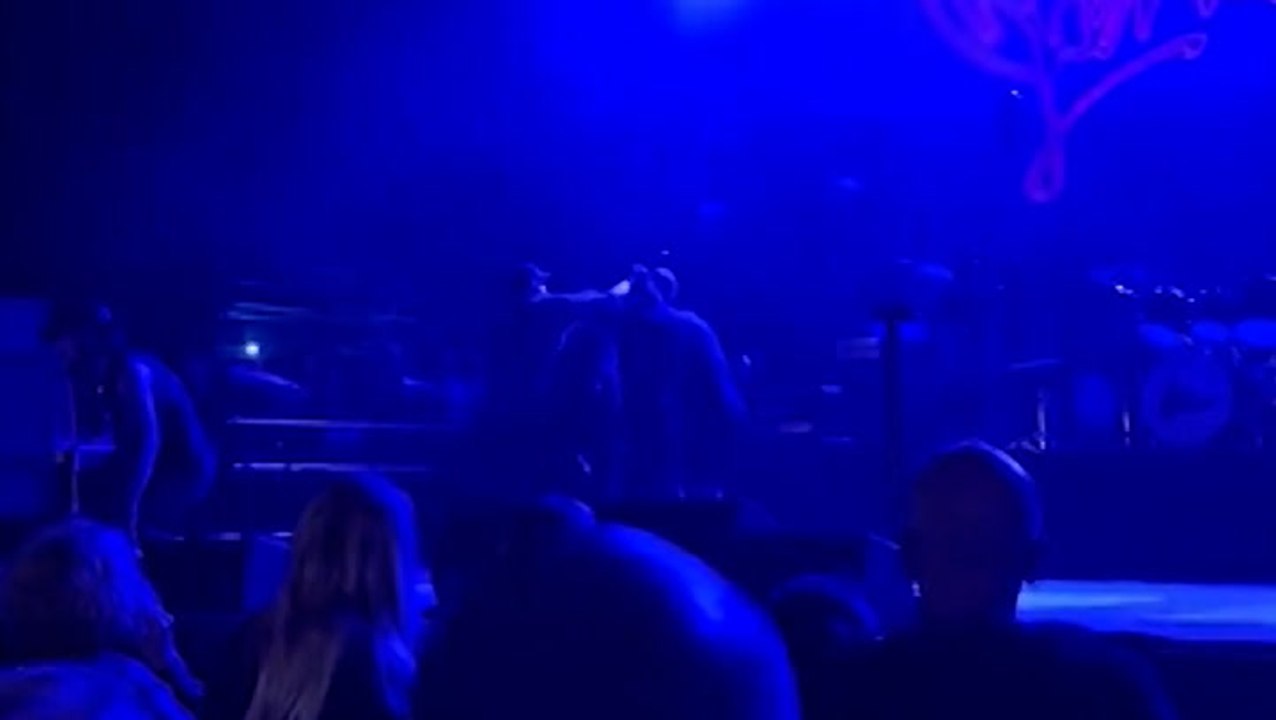 Watch: Jane’s Addiction star Perry Farrell throws a punch at guitarist Dave Navarro onstage