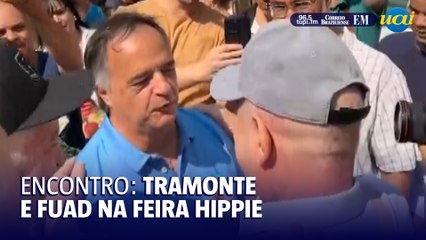 Tramonte e Fuad se encontram na Feira Hippie, e Kalil se esquiva