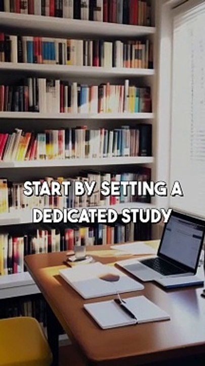 How to Developing good study habits