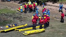 West Sussex Fire & Rescue Service carry out training exercise with HM Coastguard at Chichester Marina