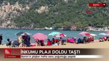 Bartın’ın plajları hafta sonu yoğunluğu yaşadı