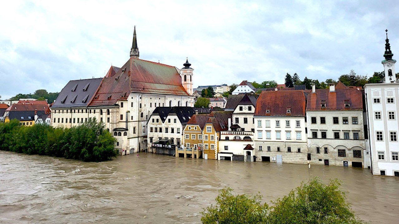 Überschwemmungen in Niederösterreich und Oberösterreich
