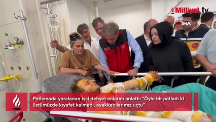 Sakarya'daki patlamayı yaralanan işçi anlattı: Öyle bir patladı ki üstümüzde kıyafet kalmadı