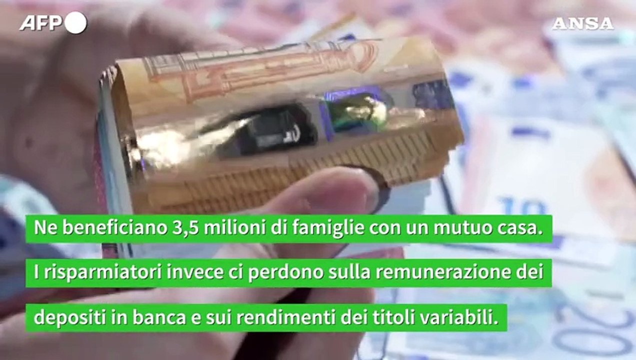 La Bce taglia i tassi, calano gli interessi dei mutui