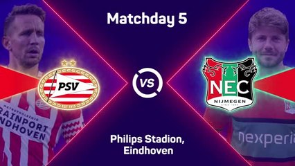 De Jong and Til fire PSV past 10-man NEC