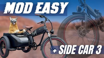 MOD Easy SideCar 3 E-Bike Review 🚲: The Ultimate Fun & Power Combo with Easy Install Sidecar