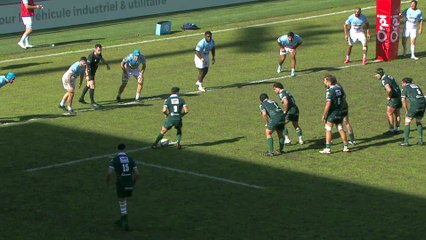 TOP 14 - Essai de Thibault DAUBAGNA (SP) - Section Paloise - Aviron Bayonnais