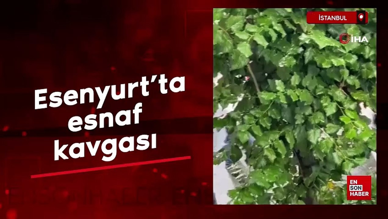 İstanbul Esenyurt'ta komşu esnafların park kavgasında ortalık savaş alanına döndü