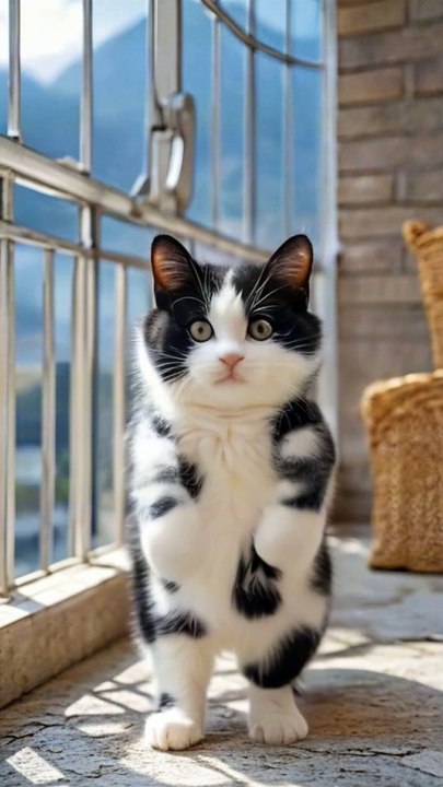 "This kitty’s breakdancing skills are purrrfect! "