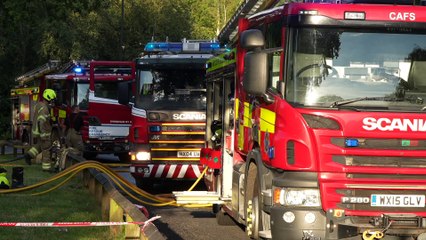 Residential fire in Broadfield, Crawley