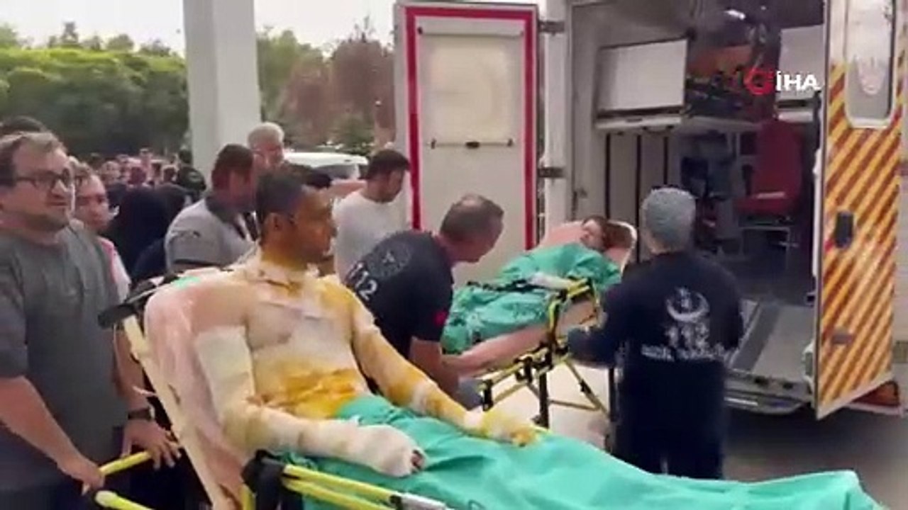 Fabrikadaki patlamada yaralanan işçi dehşet anlarını anlattı!