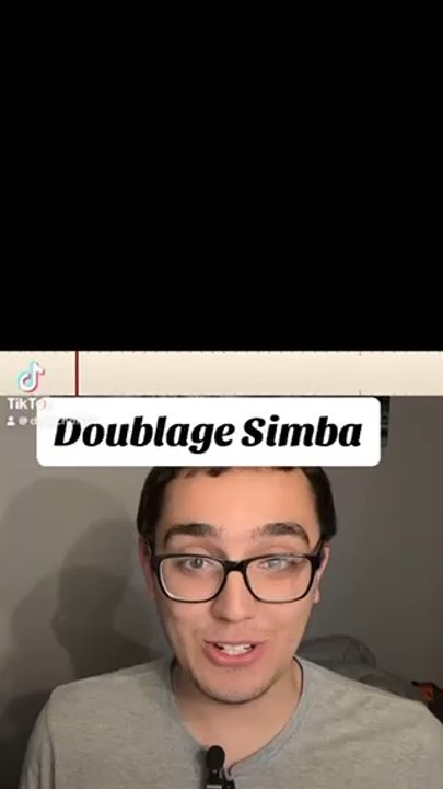 Je double Simba dans le Roi Lion