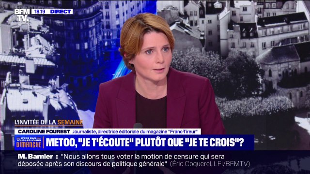 Caroline Fourest (journaliste), sur #metoo: Préférons le 'je t'écoute' à un 'je te crois' absolu