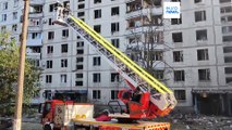 Dozens wounded in Russian airstrike on apartment block in Kharkiv