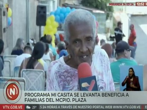 Miranda | Familias del mcpio. Plaza son beneficiadas con rehabilitación de viviendas y comunidades