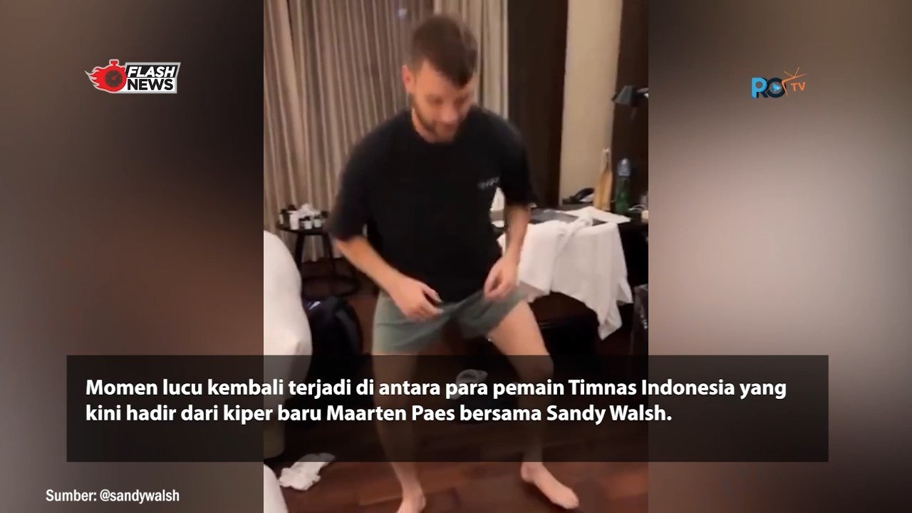 Maarten Paes Kena Ospek, Sandy Walsh Lakukan Jongkok Challenge