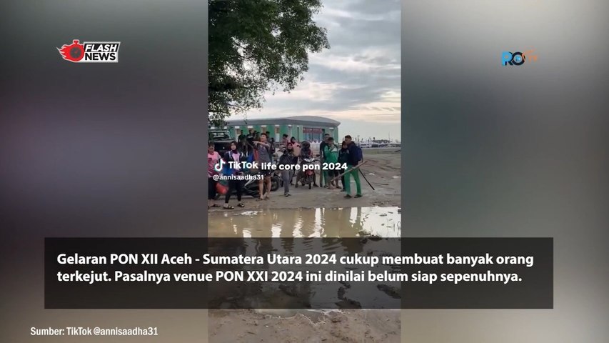 Akses Buruk Venue Arena Voli PON XXI Aceh-Sumut 2024 Viral