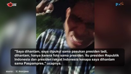 Insiden Pemuda Dipukul Paspampres Setelah Berfoto dengan Jokowi
