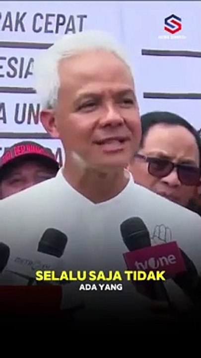 GANJAR: SEBAIKNYA DI HENTIKAN KECUALI URAT MALU SUDAH PUTUS!!
