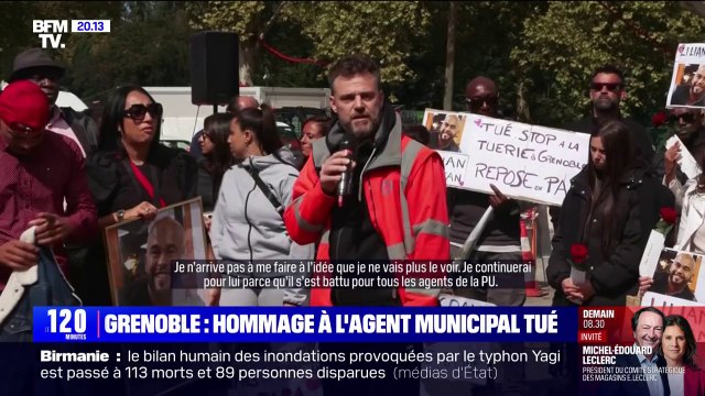 Grenoble: des milliers de personnes se sont réunies ce dimanche pour rendre hommage à Lilian Dejean, tué par balle il y a une semaine