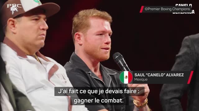 Super-moyens - Canelo : J'ai fait ce que je devais faire