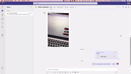 How to DELETE a Conversation Message on Microsoft Teams Using a Mac - Basic Tutorial | New