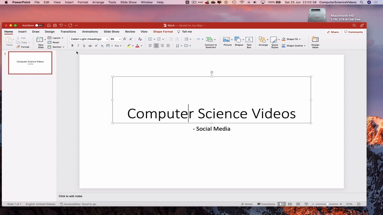 How to USE Microsoft PowerPoint On a Mac - Tutorial 3 - Inserting Text - Basic Tutorial | New