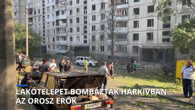 Bombázták az orosz erők a kelet-ukrajnai Harkivot