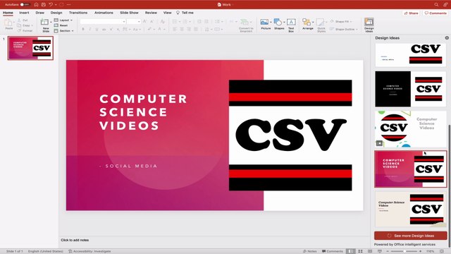 How to USE Microsoft PowerPoint On a Mac - Tutorial 5 - Using Design Ideas- Basic Tutorial | New