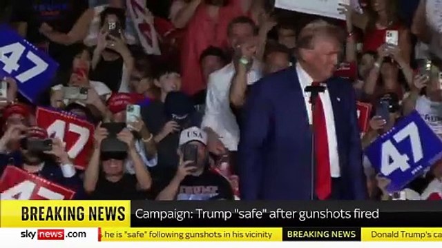 Des coups de feu tirés à proximité de Donald Trump - L'ex-président est «en sécurité» selon son équipe de campagne - Il se trouvait dans son club de golf en Floride
