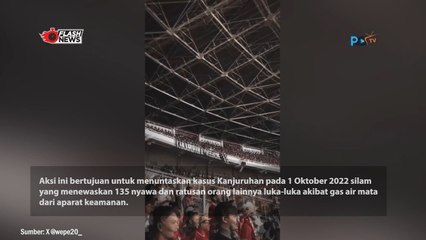 Ultras Garuda Bentangkan "Kanjuruhan Massacre 1312" di Laga Timnas Indonesia dan Australia