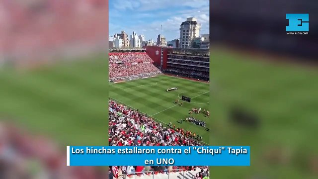 Los hinchas de Estudiantes estallaron contra el titular de la AFA: Chiqui Tapia...
