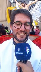 El Señor y la Virgen, en su paso por el hospital del Milagro