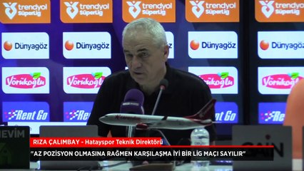 Rıza Çalımbay: Ortada biten bir maç oldu
